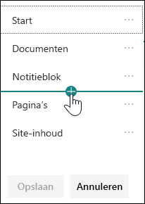 SharePoint site navigatie toevoegen