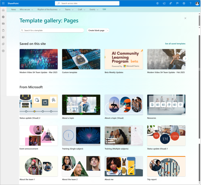 Template Gallery