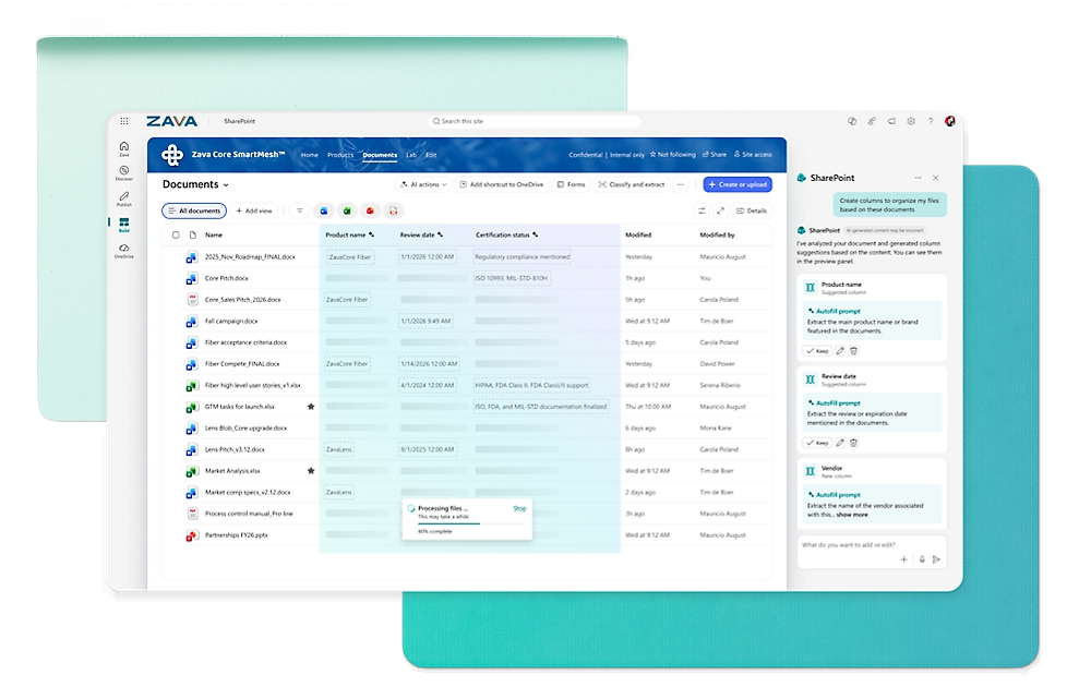SharePoint documentbibliotheek met metadata en documentbeheer